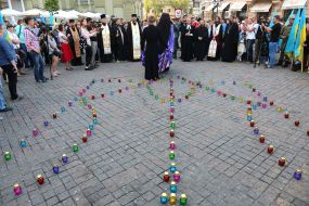 Prayer in memory of killed on May 2, 2014