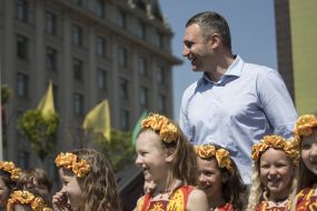 Vitali Klitschko in the Post Square