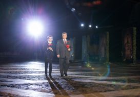 Petro Poroshenko with his wife Marina