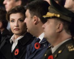 Marina Poroshenko Vladimir Groisman and Stepan Poltorak