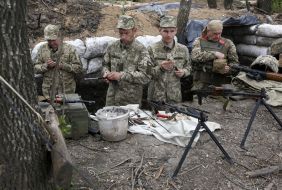 Українські військовослужбовці
