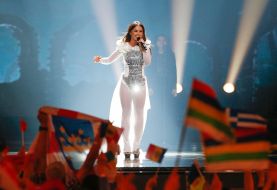 Eurovision 2017 song contest. 1st Semi final. Lindita Halimi