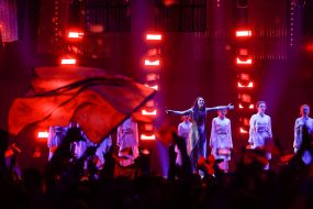 Eurovision 2017 song contest. 1st Semi final. Jamala