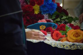 Farewell ceremony with Rostislav Chypenko