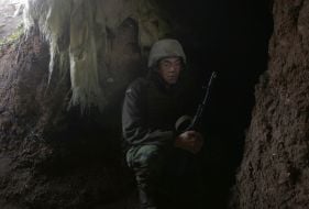 Ukrainian serviceman