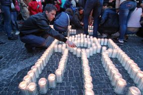 Alley of memory of the lost heroes of ATO  in Dnieper