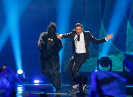 Eurovision 2017 song contest. Grand final. Francesco Gabbani