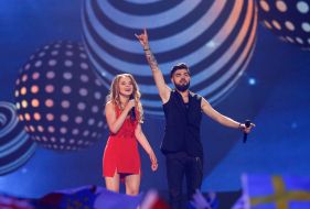 Eurovision 2017 song contest. Grand final. Ilinca ft Alex Florea