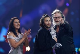 Eurovision 2017 song contest. Grand final. Jamala and Salvador Sobral