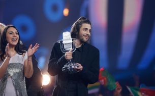 Eurovision 2017 song contest. Grand final. Jamala and Salvador Sobral