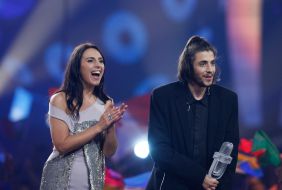 Eurovision 2017 song contest. Grand final. Jamala and Salvador Sobral