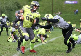 American football. "Lions" (Lviv) - "Rebels" (Kiev), 62:25