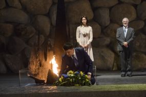 Groisman visited the Holocaust Memorial "Yad Vashem"