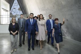 Groisman visited the Holocaust Memorial "Yad Vashem"