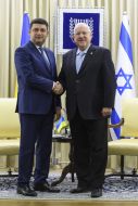 Vladimir Groisman and Reuven Rivlin