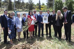 Vladimir Groisman visited Grove of nations