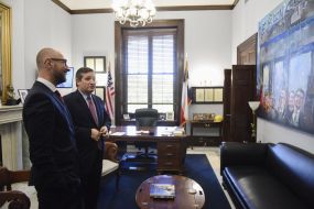 Arseniy Yatseniuk and Ted Cruz