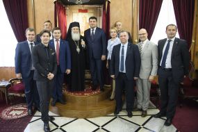 Meeting of Vladimir Groisman and Patriarch Theophilos III