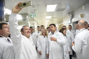 Groisman visited the Medical Innovation Center "Teva"