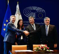 Signing of visa-free travel for citizens of Ukraine In the European Parliament