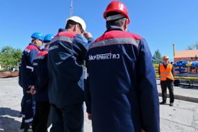 Emergency training on gas pipeline