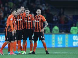 The players of FC Shakhtar (Donetsk)