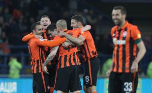 The players of FC Shakhtar (Donetsk)