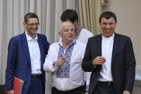 Виталий Ковальчук, Степан Кубив и Андрей Иванчук