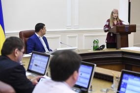 Эмине Джапарова и Владимир Гройсман