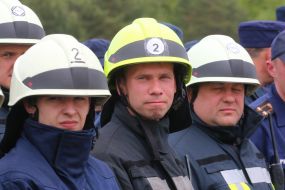 Demonstrative fire extinguishing exercises