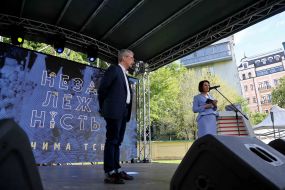 Alexander Tkachenko and Alla Mazur
