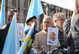 Funeral meeting on the occasion of the 73rd anniversary of the deportation of Crimean Tatars