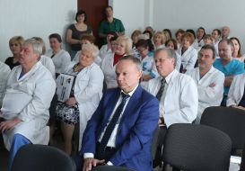 The press conference participants