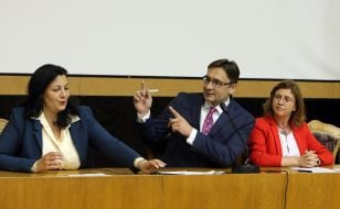 Ivanna Klympush-Tsintsadze, Taras Mykhalniuk, Carmen Romero