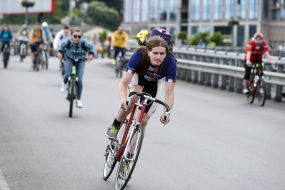 Ukrainian bicycle day in Kiev