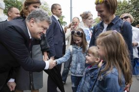 Petro Poroshenko and his wife Marina