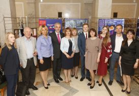 The opening of the photo exhibition