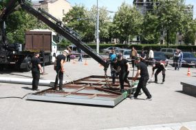 Демонтаж билборда