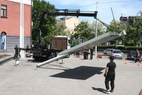 Демонтаж билборда