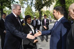 Vladimir Groysman and Horst Seehofer