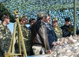 Petro Poroshenko, Stepan Poltorak and Alexander Turchinov
