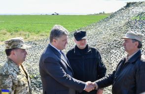 Petro Poroshenko, Stepan Poltorak and Alexander Turchinov