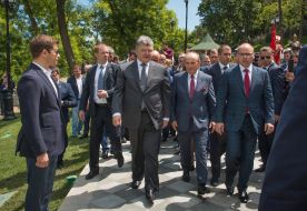 Petr Poroshenko, Kadir Topbash, Maxim Stepanov 