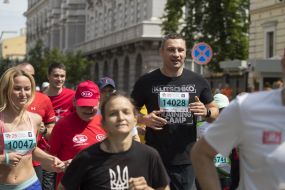 Vitali Klitschko during Chestnut Run