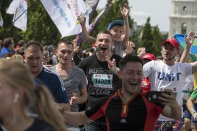 Vitali Klitschko during Chestnut Run