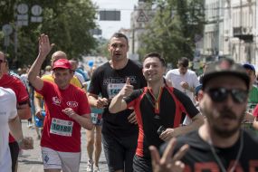 Vitali Klitschko during Chestnut Run