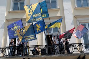 Participants of picket