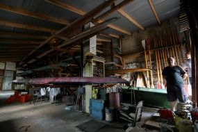 Water-rowing base "Dynamo"