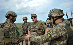 Oleksandr Turchynov in the area of ATO