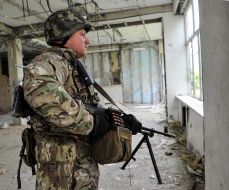 Ukrainian military in the area of ATO